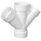 Charlotte Pipe And Foundry Charlotte Pipe Schedule 40 1-1/2 in. Hub X 1-1/2 in. D Hub PVC Double Wye 1 pk PVC006110600 - alternate 1